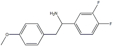 1-(3,4-difluorophenyl)-2-(4-methoxyphenyl)ethan-1-amine Structure