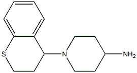 1-(3,4-dihydro-2H-1-benzothiopyran-4-yl)piperidin-4-amine Structure