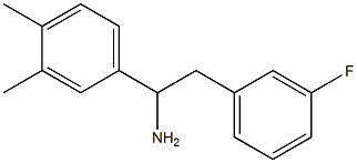 1-(3,4-dimethylphenyl)-2-(3-fluorophenyl)ethan-1-amine Structure