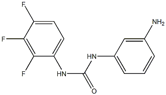 1-(3-aminophenyl)-3-(2,3,4-trifluorophenyl)urea Structure