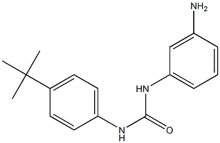 1-(3-aminophenyl)-3-(4-tert-butylphenyl)urea 구조식 이미지