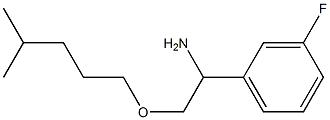 1-(3-fluorophenyl)-2-[(4-methylpentyl)oxy]ethan-1-amine Structure