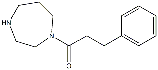 1-(3-phenylpropanoyl)-1,4-diazepane Structure