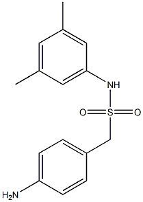 1-(4-aminophenyl)-N-(3,5-dimethylphenyl)methanesulfonamide 구조식 이미지