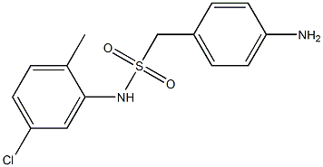 1-(4-aminophenyl)-N-(5-chloro-2-methylphenyl)methanesulfonamide Structure