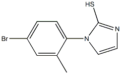 1-(4-bromo-2-methylphenyl)-1H-imidazole-2-thiol Structure