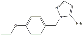 1-(4-ethoxybenzyl)-1H-pyrazol-5-amine 구조식 이미지