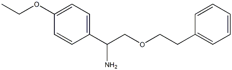 1-(4-ethoxyphenyl)-2-(2-phenylethoxy)ethan-1-amine Structure