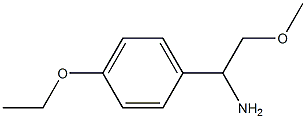 1-(4-ethoxyphenyl)-2-methoxyethanamine Structure