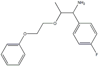 1-(4-fluorophenyl)-2-(2-phenoxyethoxy)propan-1-amine Structure