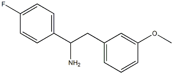 1-(4-fluorophenyl)-2-(3-methoxyphenyl)ethanamine Structure