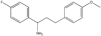 1-(4-fluorophenyl)-3-(4-methoxyphenyl)propan-1-amine Structure