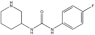 1-(4-fluorophenyl)-3-piperidin-3-ylurea Structure