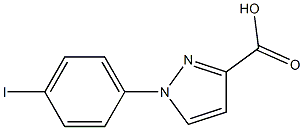1-(4-iodophenyl)-1H-pyrazole-3-carboxylic acid 구조식 이미지