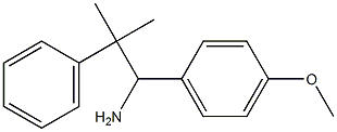 1-(4-methoxyphenyl)-2-methyl-2-phenylpropan-1-amine Structure