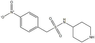 1-(4-nitrophenyl)-N-(piperidin-4-yl)methanesulfonamide 구조식 이미지