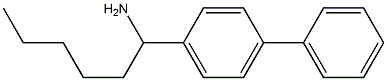 1-(4-phenylphenyl)hexan-1-amine 구조식 이미지