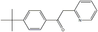 1-(4-tert-butylphenyl)-2-(pyridin-2-yl)ethan-1-one 구조식 이미지