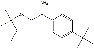 1-(4-tert-butylphenyl)-2-[(2-methylbutan-2-yl)oxy]ethan-1-amine Structure