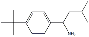 1-(4-tert-butylphenyl)-3-methylbutan-1-amine Structure