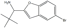 1-(5-bromo-1-benzofuran-2-yl)-2,2-dimethylpropan-1-amine Structure