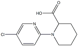 1-(5-chloropyridin-2-yl)piperidine-2-carboxylic acid Structure