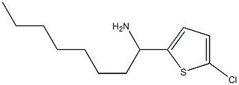 1-(5-chlorothiophen-2-yl)octan-1-amine Structure