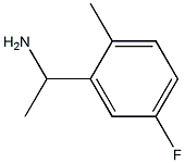 1-(5-fluoro-2-methylphenyl)ethanamine 구조식 이미지