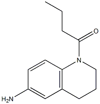 1-(6-amino-1,2,3,4-tetrahydroquinolin-1-yl)butan-1-one Structure