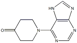 1-(7H-purin-6-yl)piperidin-4-one Structure