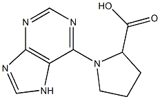 1-(7H-purin-6-yl)pyrrolidine-2-carboxylic acid Structure