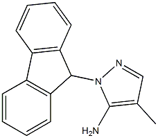 1-(9H-fluoren-9-yl)-4-methyl-1H-pyrazol-5-amine 구조식 이미지