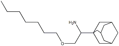 1-(adamantan-1-yl)-2-(heptyloxy)ethan-1-amine Structure