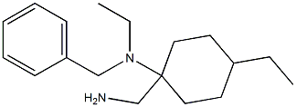 1-(aminomethyl)-N-benzyl-N,4-diethylcyclohexan-1-amine Structure