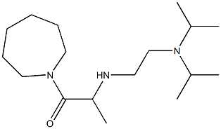 1-(azepan-1-yl)-2-({2-[bis(propan-2-yl)amino]ethyl}amino)propan-1-one 구조식 이미지