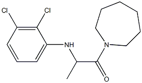 1-(azepan-1-yl)-2-[(2,3-dichlorophenyl)amino]propan-1-one 구조식 이미지