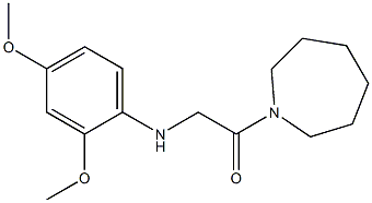 1-(azepan-1-yl)-2-[(2,4-dimethoxyphenyl)amino]ethan-1-one 구조식 이미지