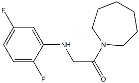 1-(azepan-1-yl)-2-[(2,5-difluorophenyl)amino]ethan-1-one 구조식 이미지