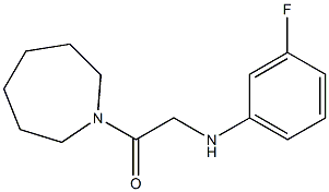 1-(azepan-1-yl)-2-[(3-fluorophenyl)amino]ethan-1-one Structure