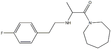 1-(azepan-1-yl)-2-{[2-(4-fluorophenyl)ethyl]amino}propan-1-one 구조식 이미지