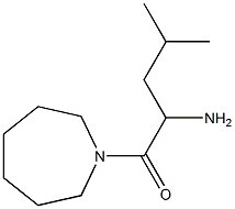 1-(azepan-1-ylcarbonyl)-3-methylbutylamine Structure