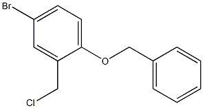 1-(benzyloxy)-4-bromo-2-(chloromethyl)benzene 구조식 이미지