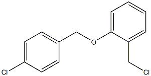 1-(chloromethyl)-2-[(4-chlorophenyl)methoxy]benzene Structure