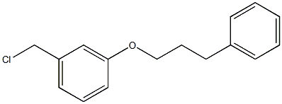 1-(chloromethyl)-3-(3-phenylpropoxy)benzene Structure