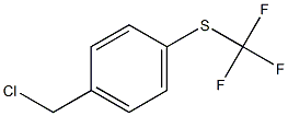 1-(chloromethyl)-4-[(trifluoromethyl)sulfanyl]benzene Structure