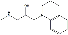 1-(methylamino)-3-(1,2,3,4-tetrahydroquinolin-1-yl)propan-2-ol Structure