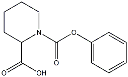 1-(phenoxycarbonyl)piperidine-2-carboxylic acid 구조식 이미지