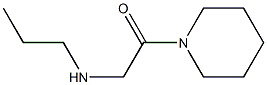 1-(piperidin-1-yl)-2-(propylamino)ethan-1-one 구조식 이미지