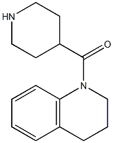 1-(piperidin-4-ylcarbonyl)-1,2,3,4-tetrahydroquinoline Structure