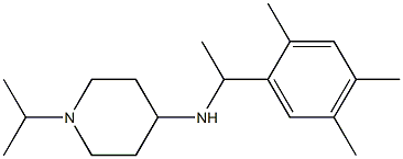 1-(propan-2-yl)-N-[1-(2,4,5-trimethylphenyl)ethyl]piperidin-4-amine Structure